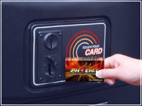 世界初!非接触カードシステムイメージ